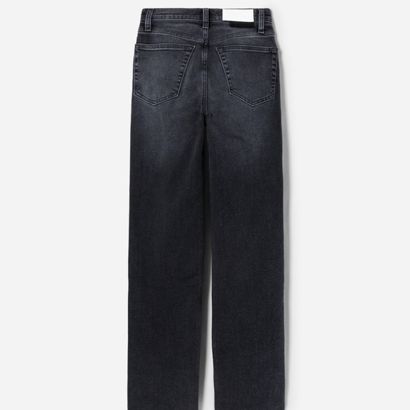 RE/DONE Comfort Stretch High Rise Stove Pipe Jeans Washed Noir Black Size 27 - Picture 4 of 16